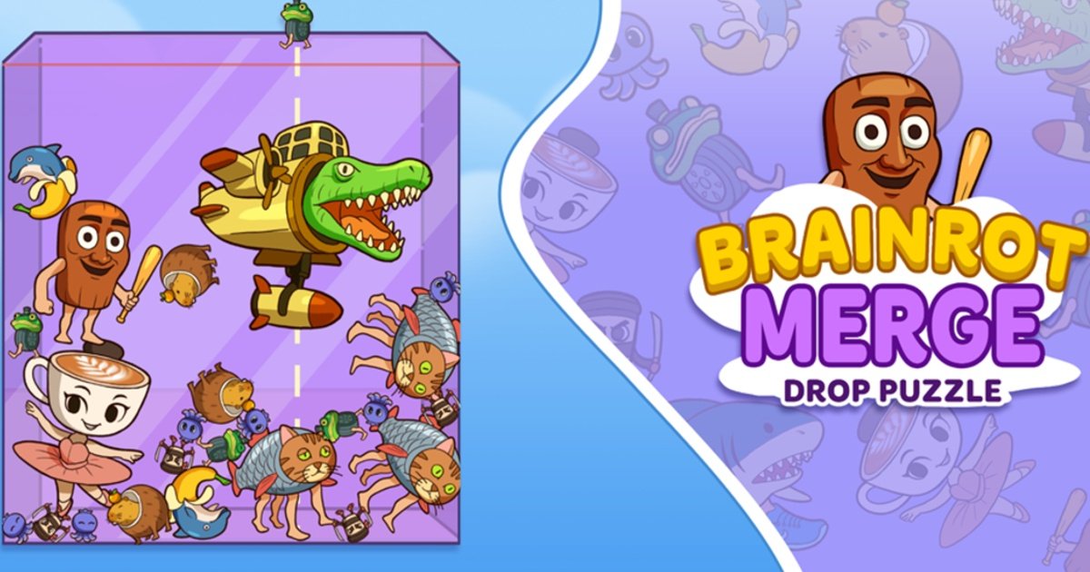 Brainrot Merge: Drop Puzzle
