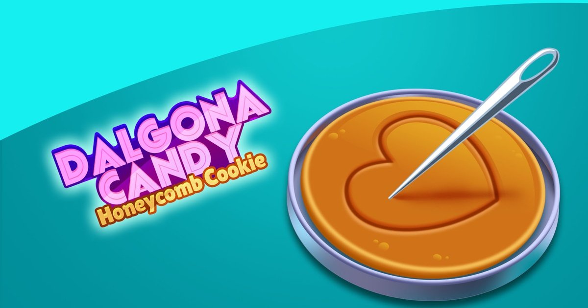 Dalgona Candy Honeycomb Cookie