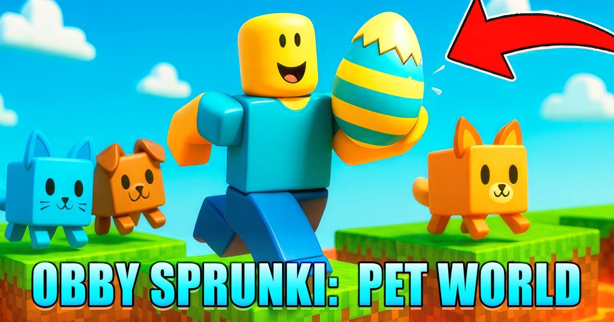 Obby Sprunki: Pet World