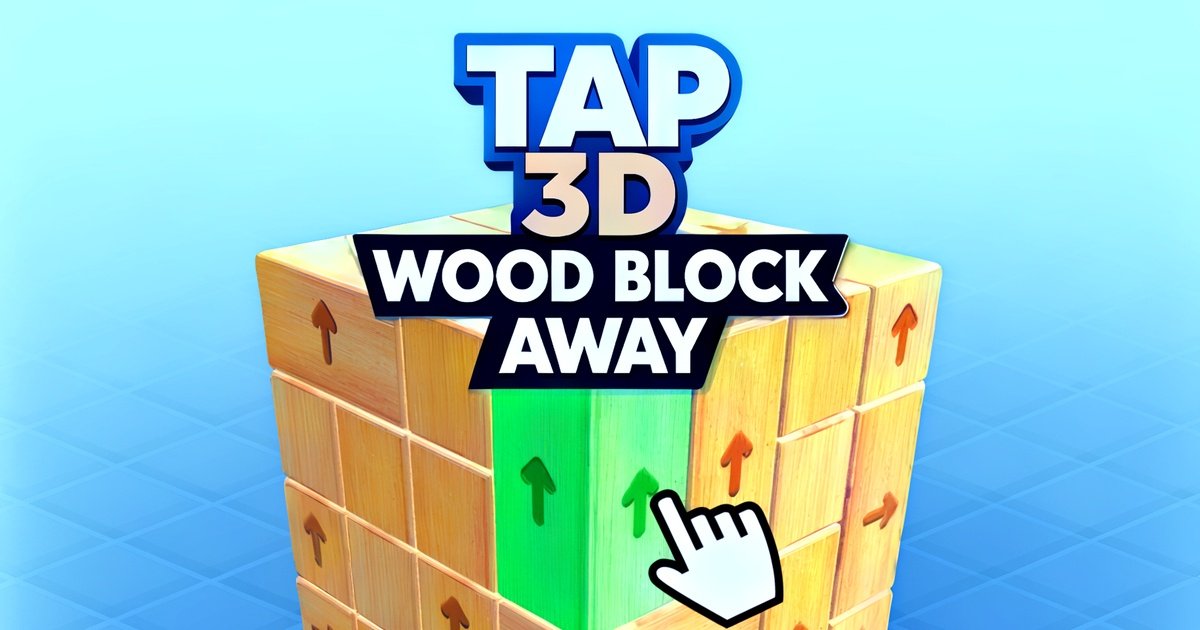 Tap 3D Wood Block Away