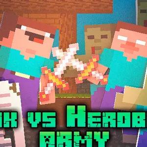Nubik vs Herobrin's Army