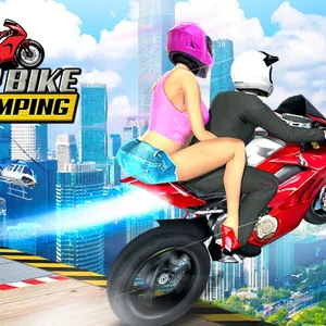 Ramp Bike Jumping