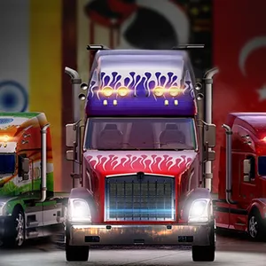 Big Euro Truck Driving