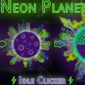 Neon Planet Idle Clicker