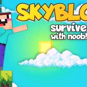 Skyblock Survive With Noob!