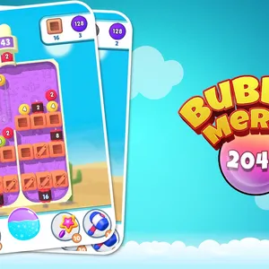 Bubble Merge 2048