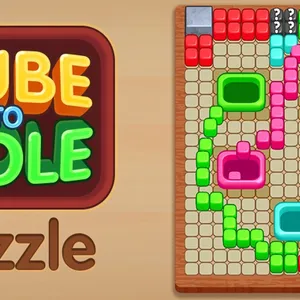 Cube to Hole Puzzle