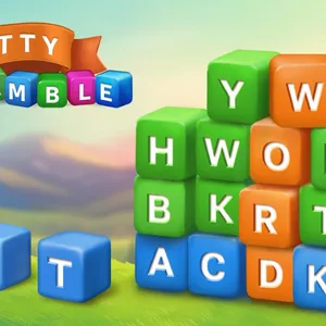 Kitty Scramble: Word Stacks