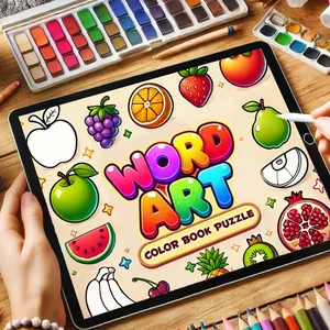 Word Art - Color Book Puzzle